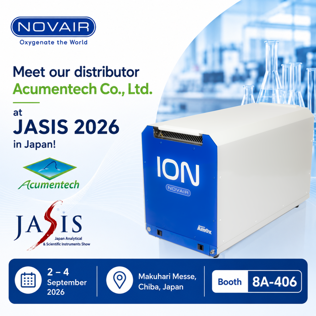 Découvrez ION au salon JASIS 2026 au Japon